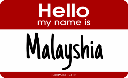 Hello my name is Malayshia png download