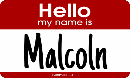 Hello my name is Malcoln png download