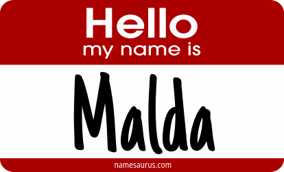 Hello my name is Malda png download