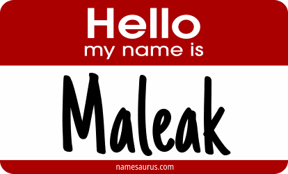 Hello my name is Maleak png download