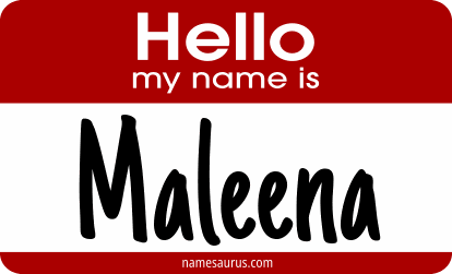 Hello my name is Maleena png download