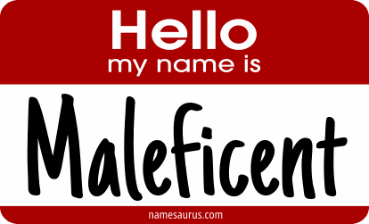 Hello my name is Maleficent png download