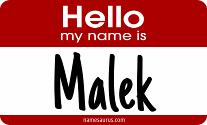 Hello my name is Malek png download