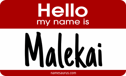Hello my name is Malekai png download