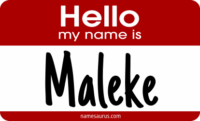 Hello my name is Maleke png download