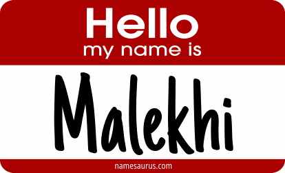 Hello my name is Malekhi png download