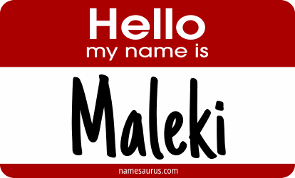 Hello my name is Maleki png download