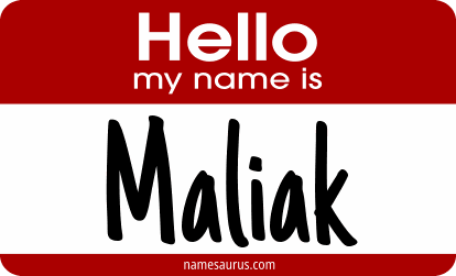 Hello my name is Maliak png download