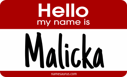 Hello my name is Malicka png download