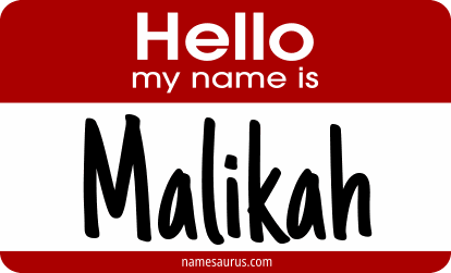 Hello my name is Malikah png download