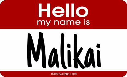 Hello my name is Malikai png download