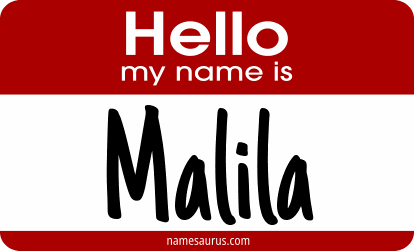 Hello my name is Malila png download