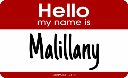 Hello my name is Malillany png download