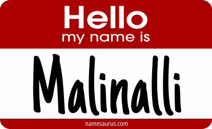 Hello my name is Malinalli png download