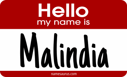 Hello my name is Malindia png download