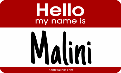 Hello my name is Malini png download