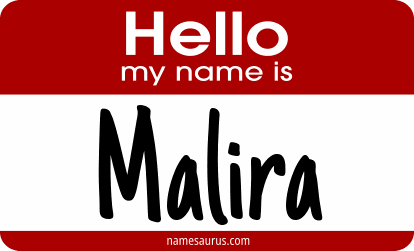 Hello my name is Malira png download