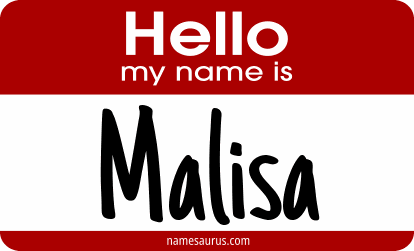 Hello my name is Malisa png download