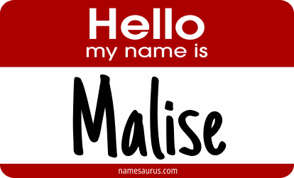 Hello my name is Malise png download