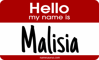 Hello my name is Malisia png download
