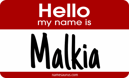 Hello my name is Malkia png download