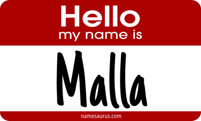 Hello my name is Malla png download