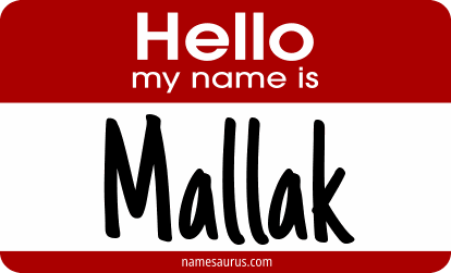 Hello my name is Mallak png download