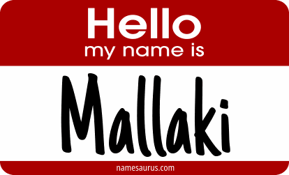 Hello my name is Mallaki png download