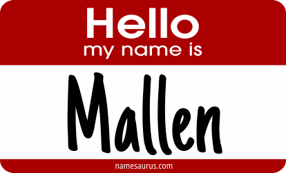 Hello my name is Mallen png download
