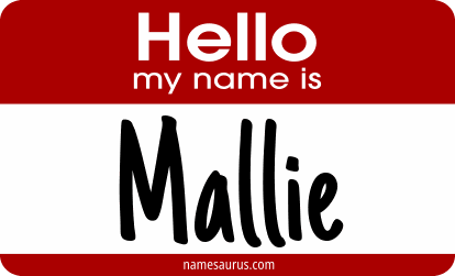 Hello my name is Mallie png download