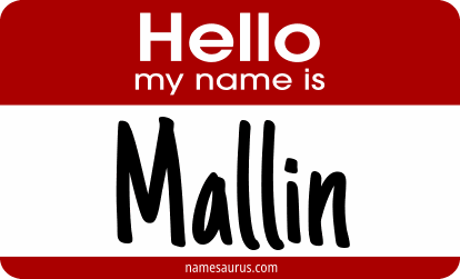 Hello my name is Mallin png download
