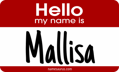 Hello my name is Mallisa png download