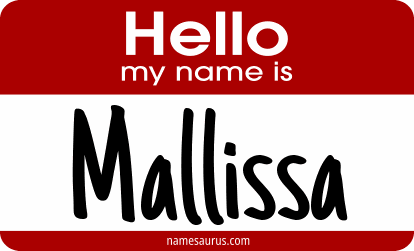 Hello my name is Mallissa png download