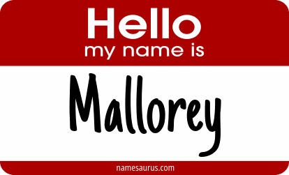 Hello my name is Mallorey png download