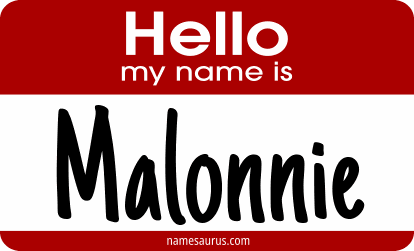Hello my name is Malonnie png download