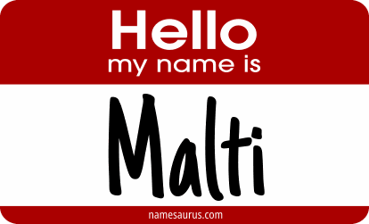 Hello my name is Malti png download