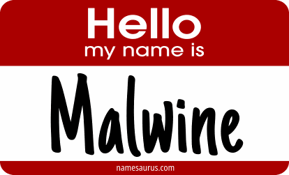 Hello my name is Malwine png download