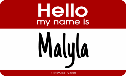 Hello my name is Malyla png download
