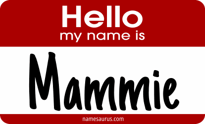 Hello my name is Mammie png download