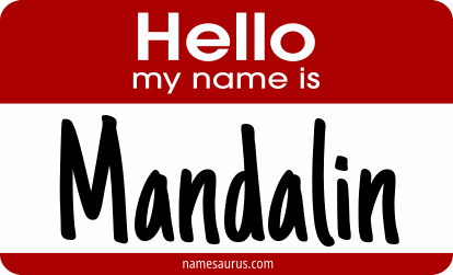 Hello my name is Mandalin png download