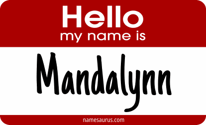 Hello my name is Mandalynn png download