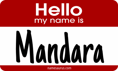 Hello my name is Mandara png download
