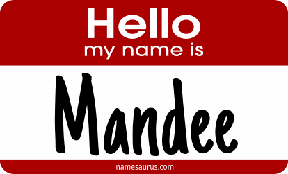 Hello my name is Mandee png download
