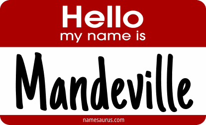 Hello my name is Mandeville png download