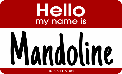Hello my name is Mandoline png download