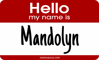 Hello my name is Mandolyn png download