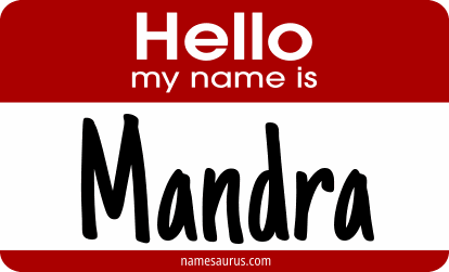 Hello my name is Mandra png download