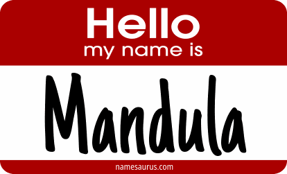 Hello my name is Mandula png download