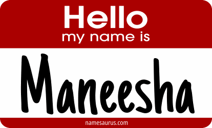 Hello my name is Maneesha png download