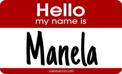 Hello my name is Manela png download